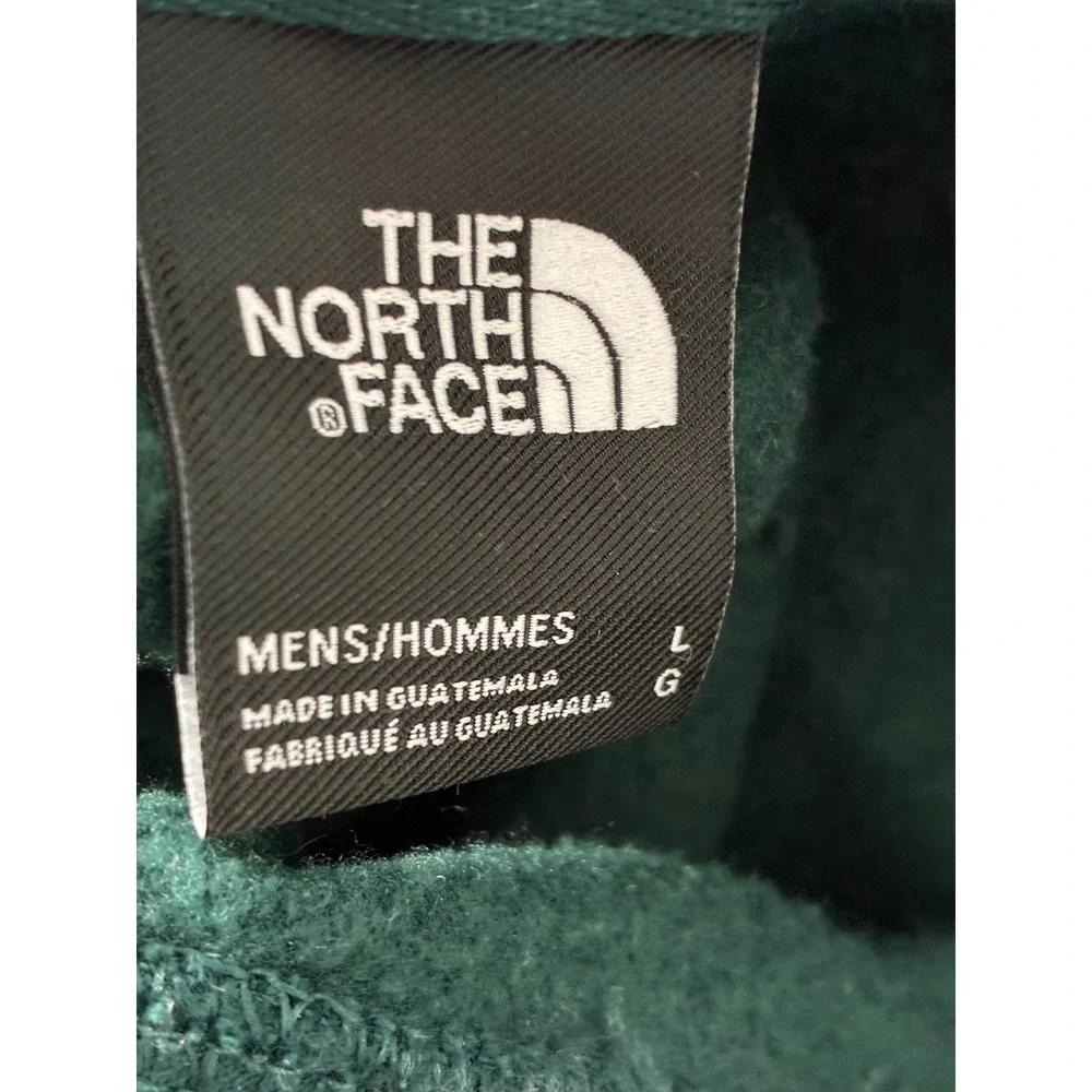 The North‎ Face Mens Forest Green Plaid Box Logo Hoodie Sweatshirt A7ZWH Large